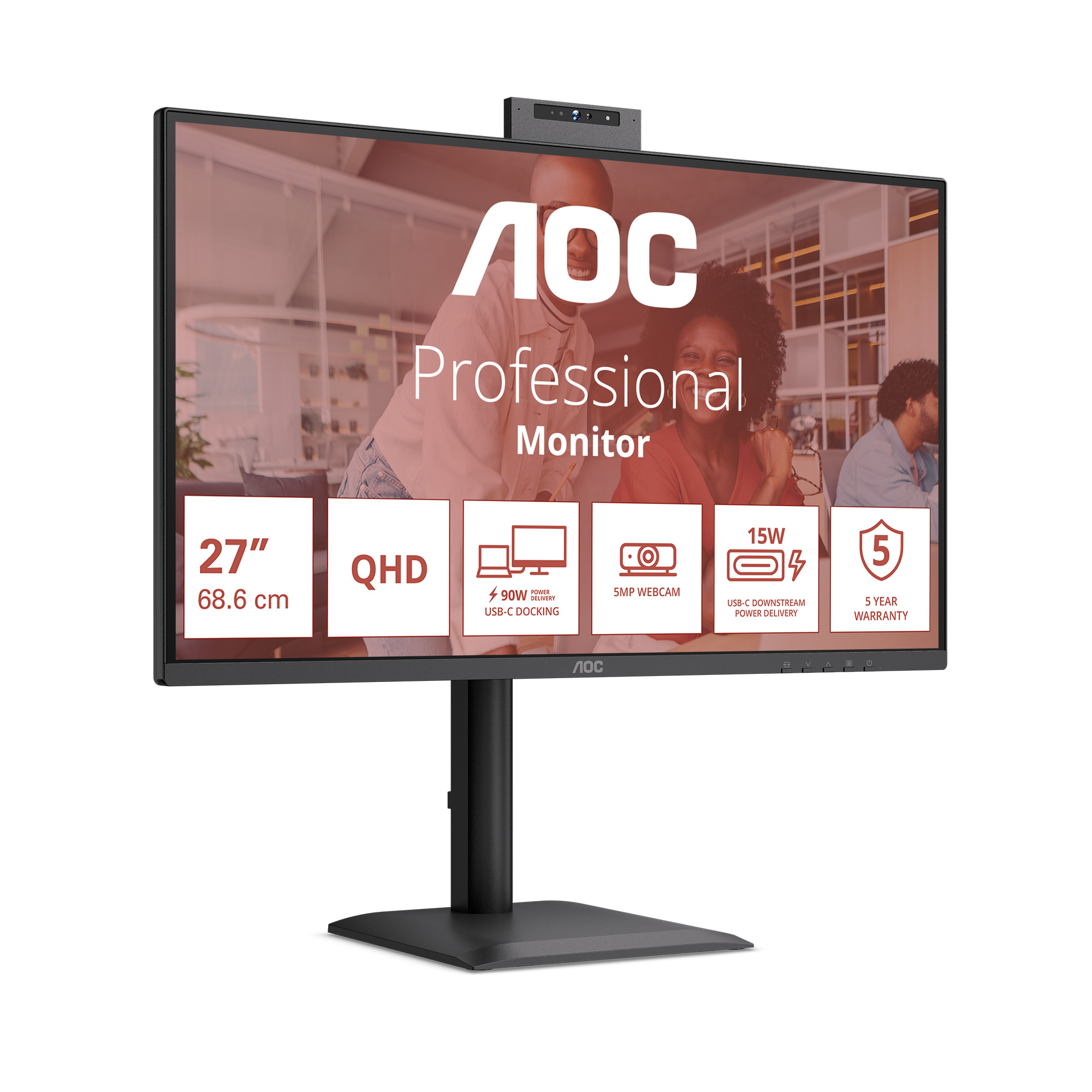 AOC Q27E4CW computer monitor – image 2