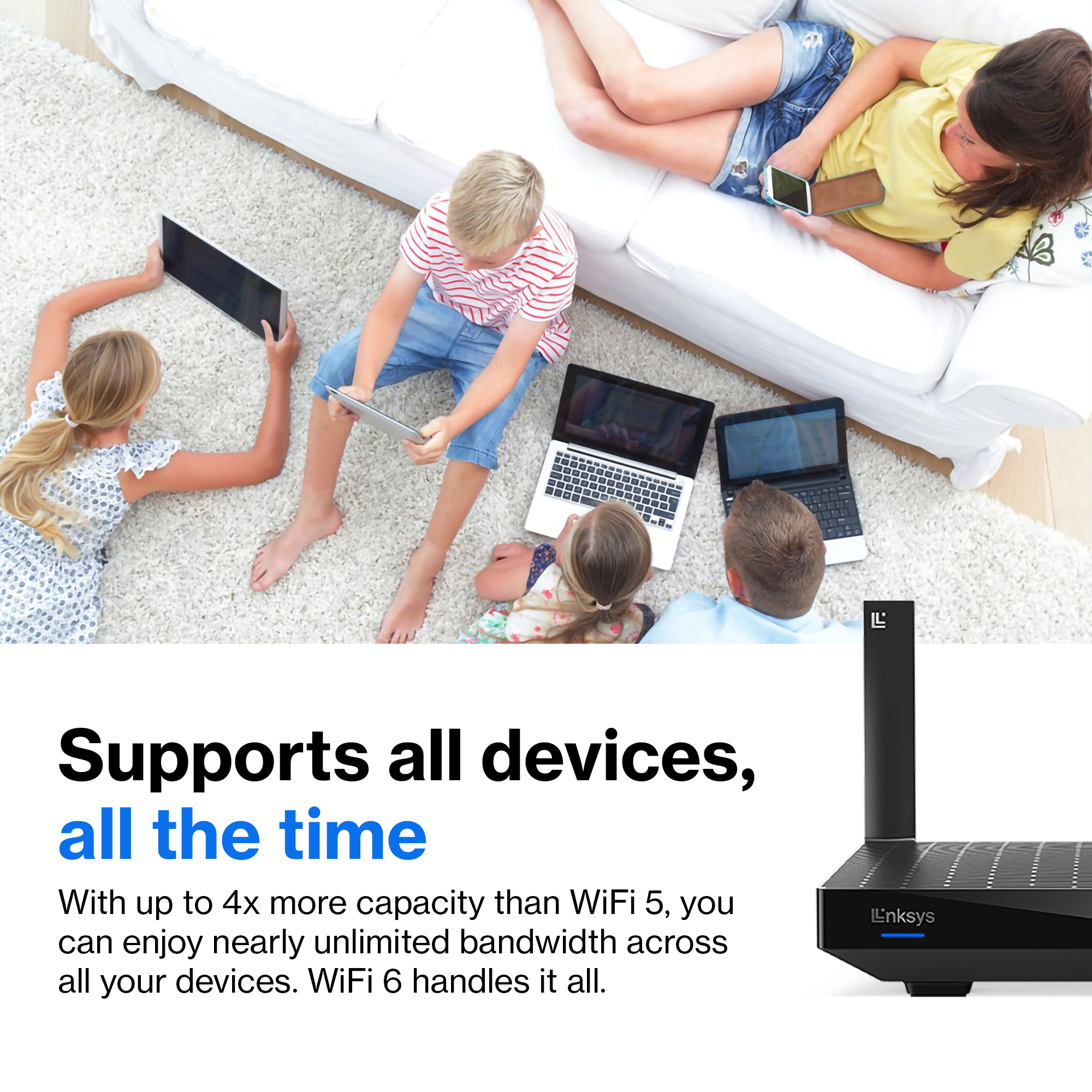 Linksys Mesh WiFi 6 Dual-Band Router AX1800 – image 9