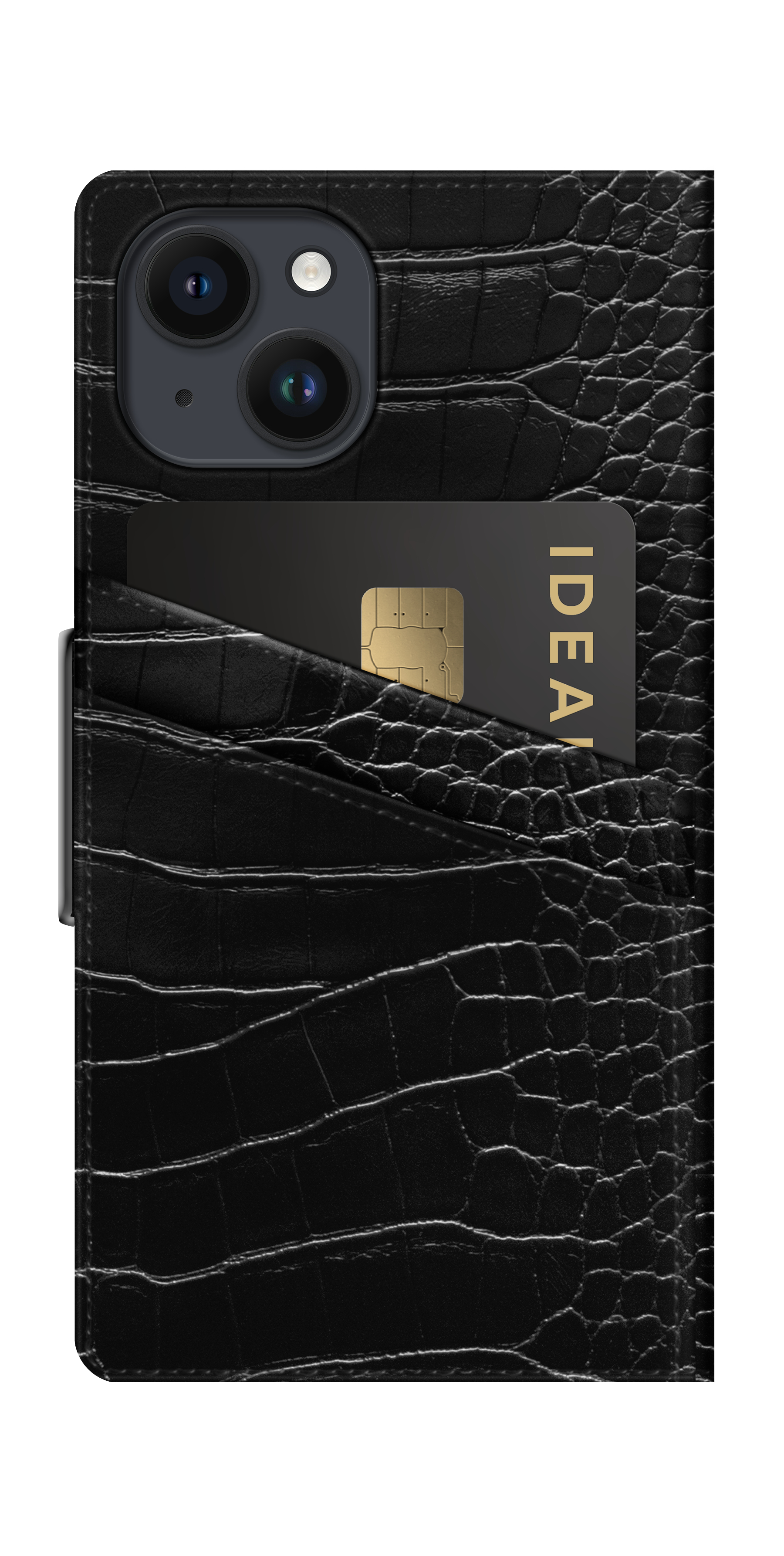 iDeal of Sweden Atelier Wallet iPhone 14PL Neo Noir Croco – image 2