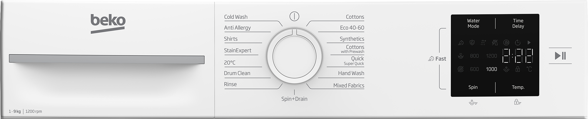 Beko BM1WT3921W washing machine Front-load – image 7