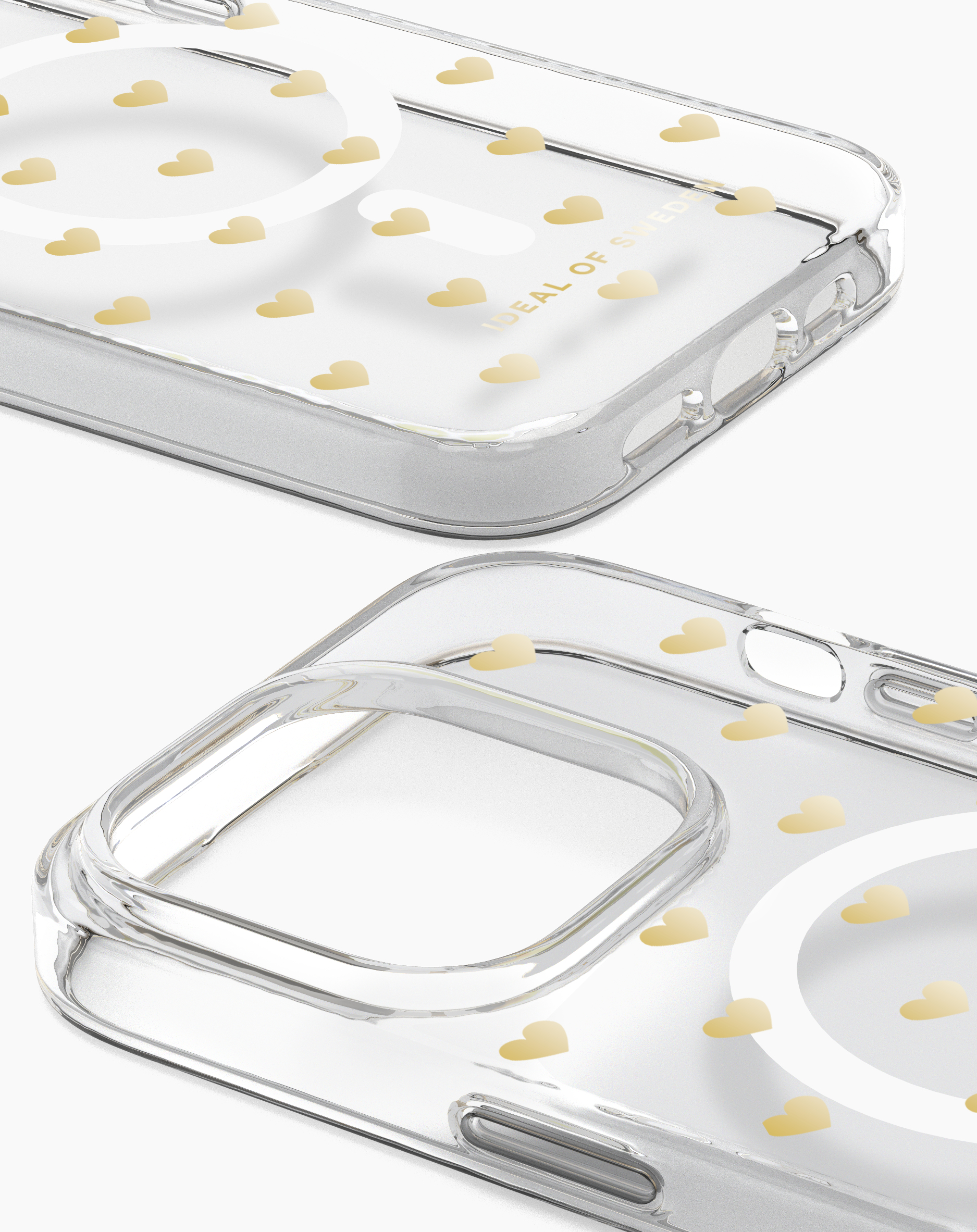 iDeal of Sweden Clear Case MagSafe iPhone 14 Pro Max Golden Hearts – image 2