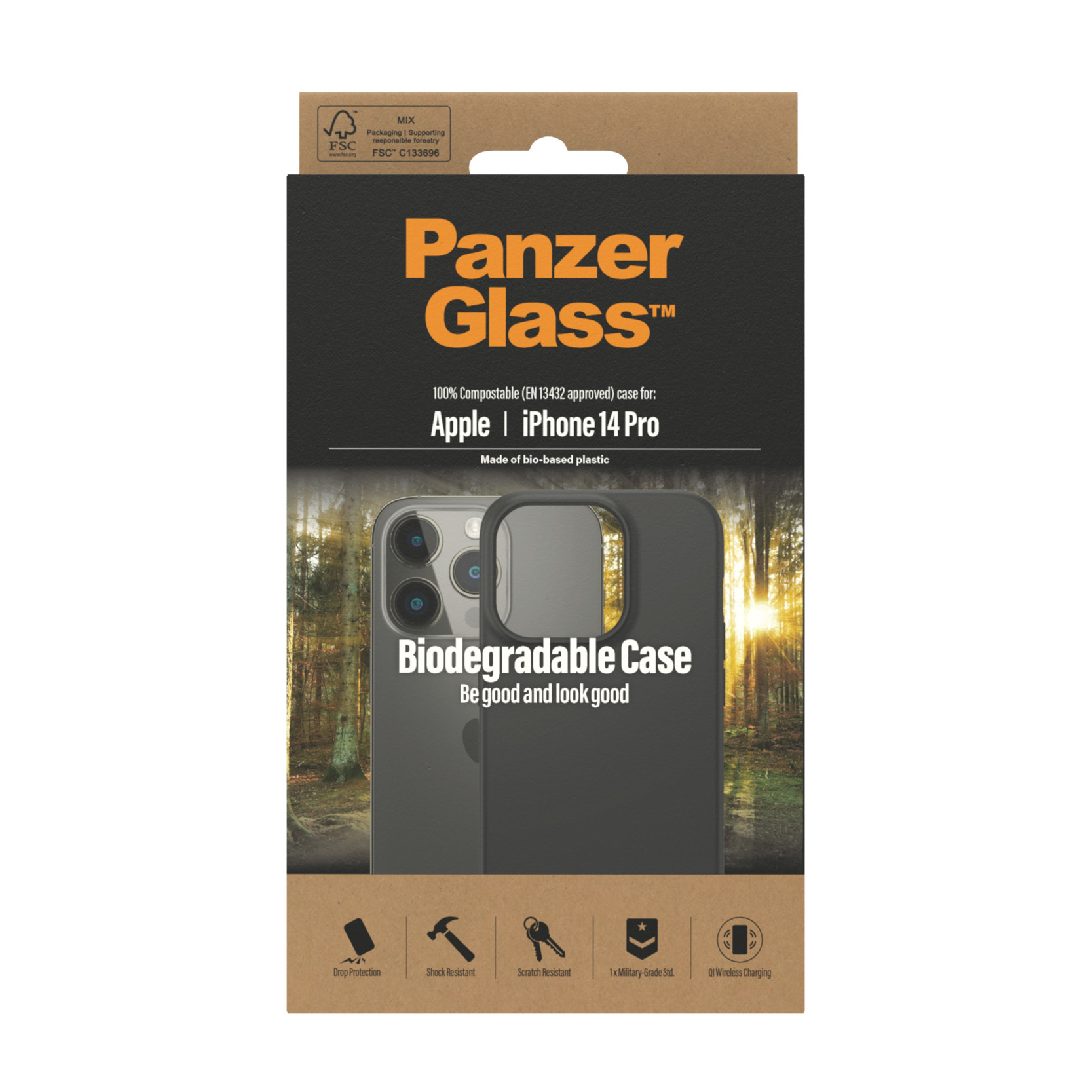 PanzerGlass ® Biodegradable Case Apple iPhone 14 Pro | Black – image 3