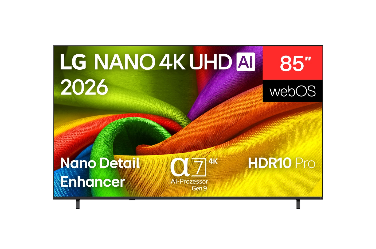 LG NANO 4K UHD AI 85NU8E0B3LA 2.16 m (85") 4K Ultra HD Smart TV Wi-Fi Black – image 1