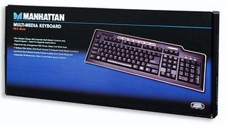 Manhattan 176538 keyboard Office PS/2 Black – image 4