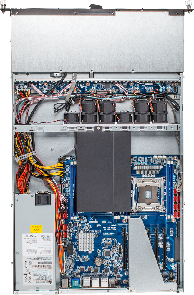 GIGABYTE R160-S34 Intel® C612 LGA 2011-v3 Rack (1U) Black, Grey – image 5