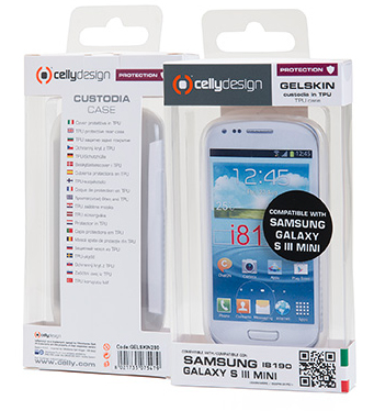 Celly GELSKIN280 mobile phone case Cover Transparent – image 4
