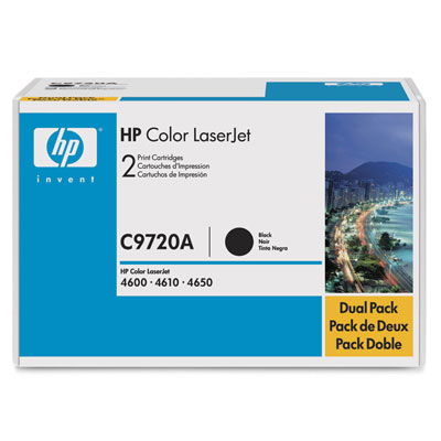 HP C9720A toner cartridge 2 pc(s) Original Black