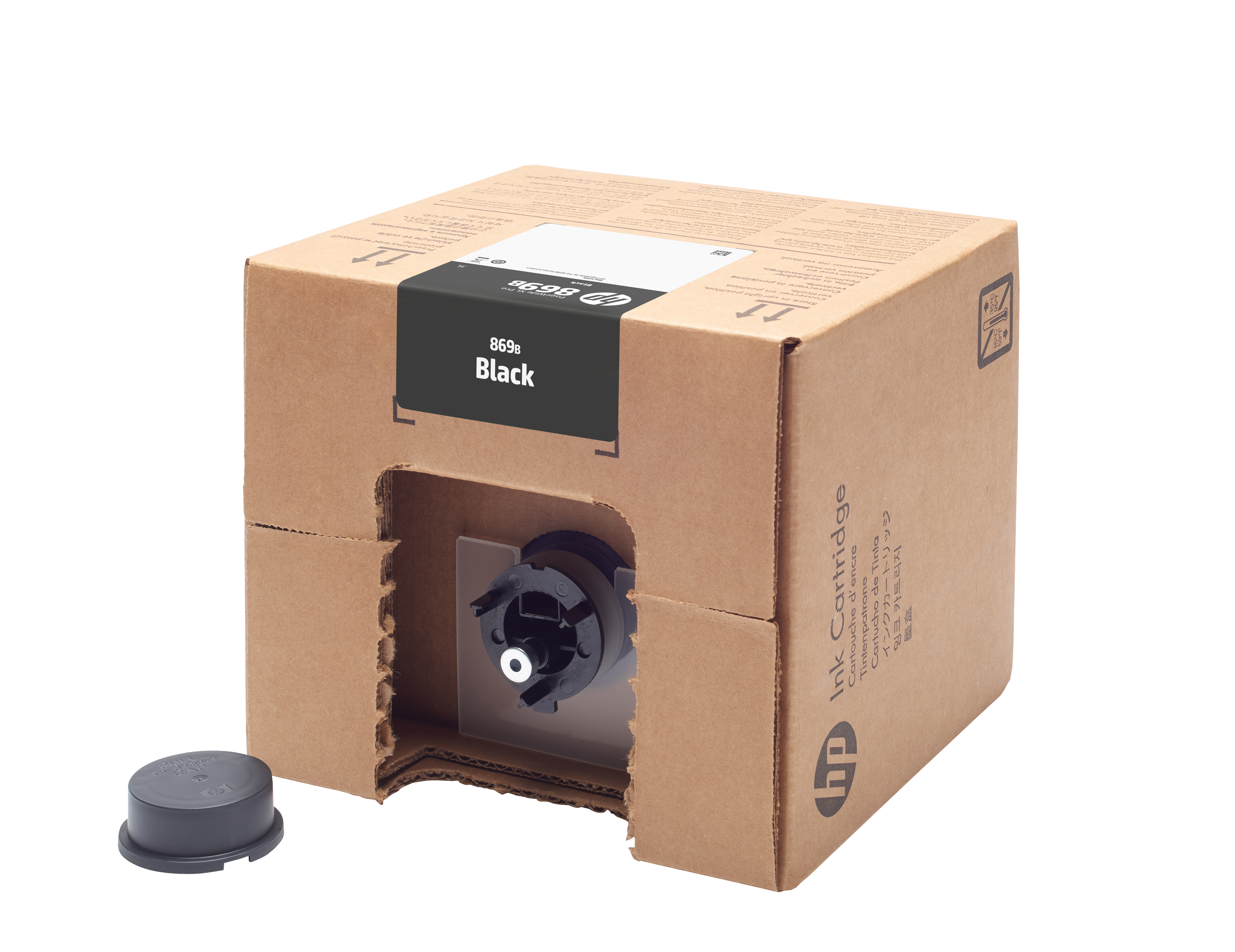 HP 869 - 3 L - black - original - PageWide XL Pro - ink cartridge - for PageWide XL Pro 10000, 5200, 8200
