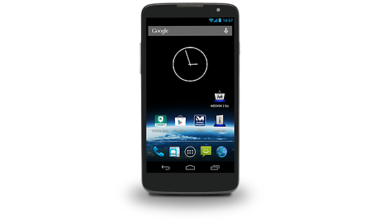 MEDION LIFE P5001 12.7 cm (5") Android 4.2 3G Micro-USB 1 GB 4 GB 1800 mAh Grey – image 1