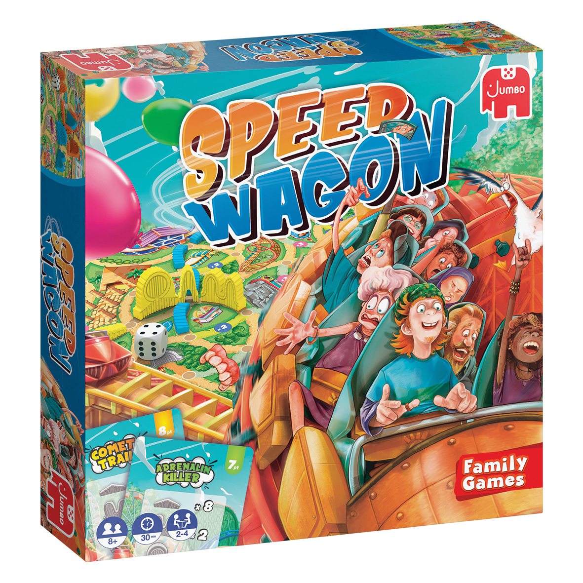 Jumbo 19825 juego de tablero Speed Wagon Juego De Cartas Juego de azar