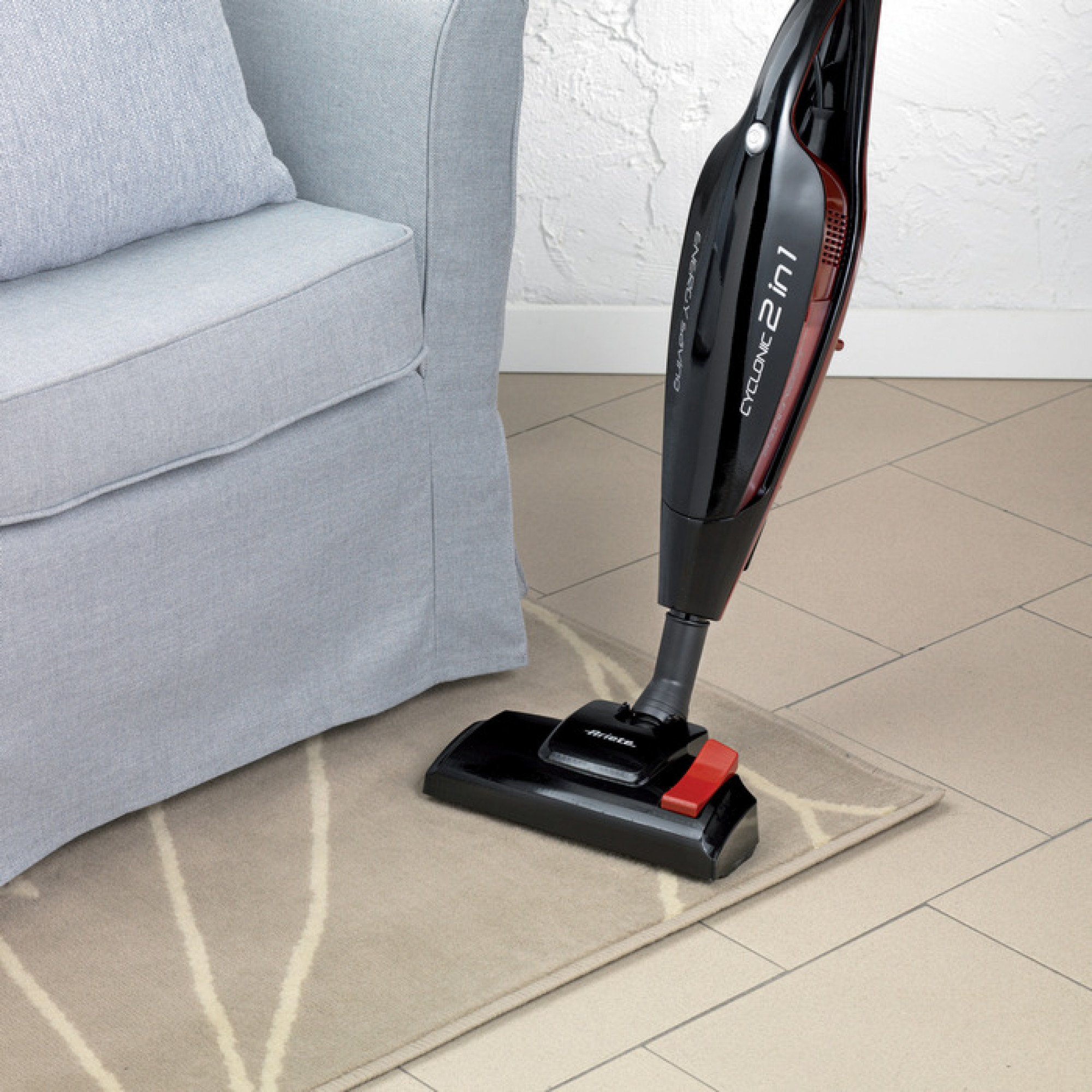 Ariete 2764 Evo 2 in 1 - Corded Electric Broom - Vacuum Cleaner and Mini Vacuum Cleaner - Bagless cyclonic technology - Hepa filter - 0.8 Liters – image 5
