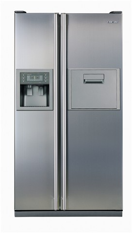Samsung RS21FGRS side-by-side refrigerator Freestanding
