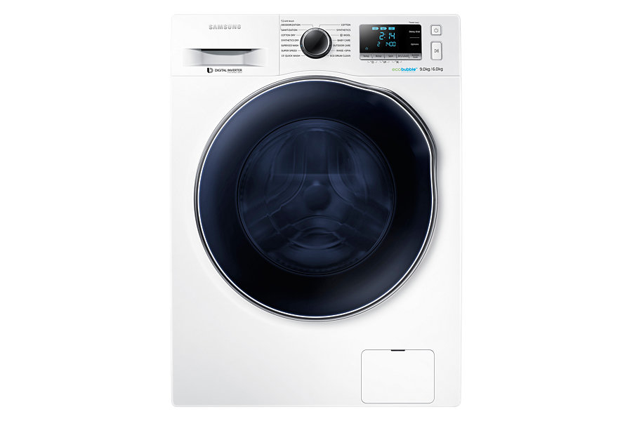 Samsung WD90J6410AW washer dryer Freestanding Front-load White