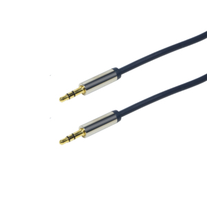 LogiLink Audiokabel 1.5m Blå