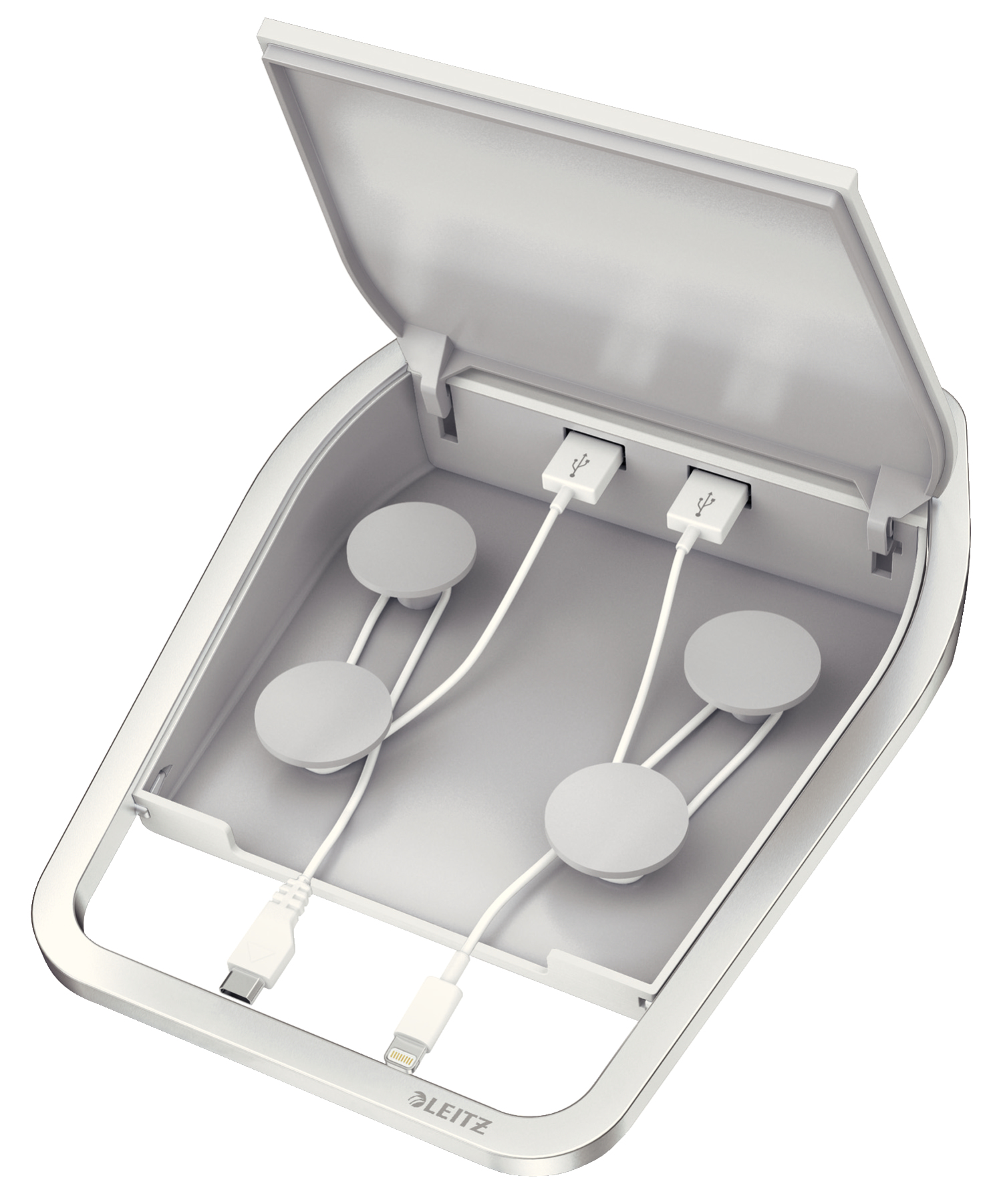 Leitz 65120004 mobile device charger Smartphone, Tablet Silver, White AC Indoor – image 4