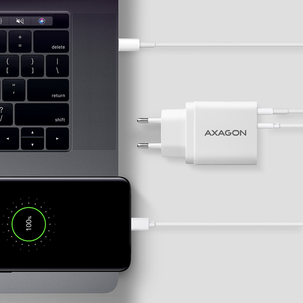 Axagon ACU-PQ22W mobile device charger Smartphone White AC Fast charging Indoor – image 6