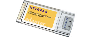 NETGEAR WG511T 108Mbps Wless PCCard