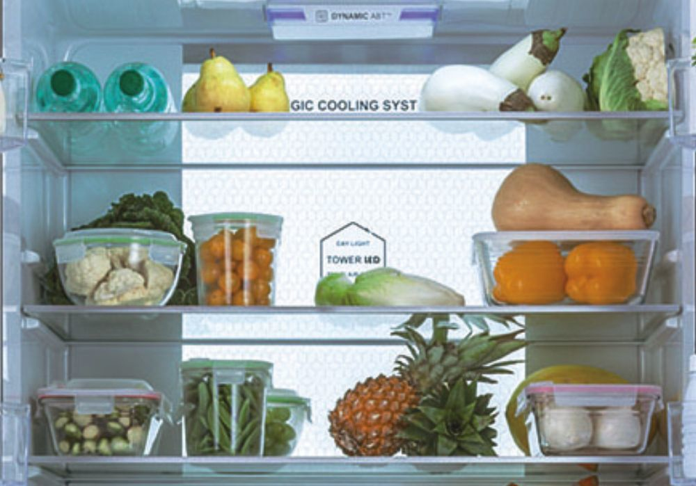 Haier Cube HTF-610DM7 side-by-side refrigerator Freestanding – image 2