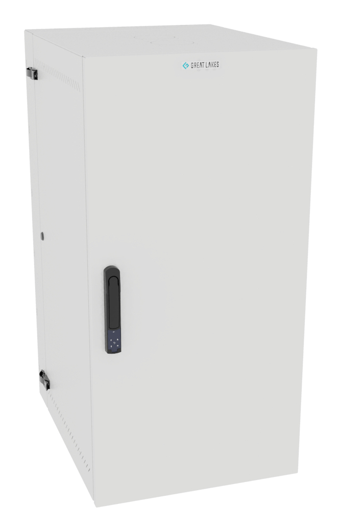 Vertiv VR Rack GL48WMCMS-W-SE-00-CM rack cabinet 25U Wall mounted rack White – image 1