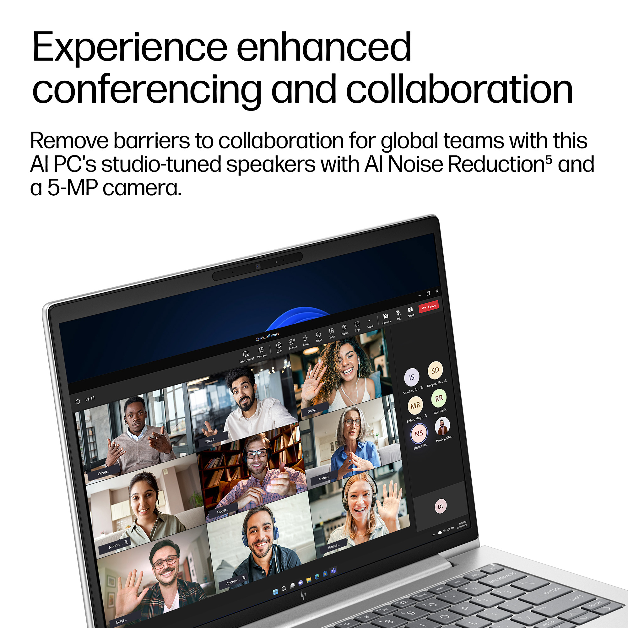 HP EliteBook 6 G2a 14 inch Notebook AI PC AMD Ryzen™ 5 230 Laptop 35.6 cm (14″) WUXGA 16 GB LPDDR5x-SDRAM 512 GB SSD Wi-Fi 6E (802.11ax) Windows 11 Pro Silver image 17
