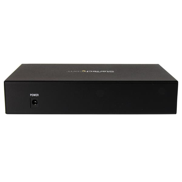 StarTech.com 8 Port Unmanaged Industrial Gigabit Power over Ethernet Switch - 802.3af/at PoE+ Switch - Wall Mountable – image 3