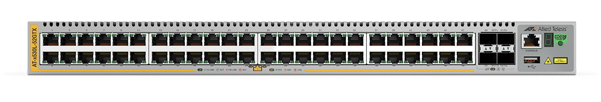 Allied Telesis X530L-52GTX Managed L3 Gigabit Ethernet (10/100/1000) Stainless steel
