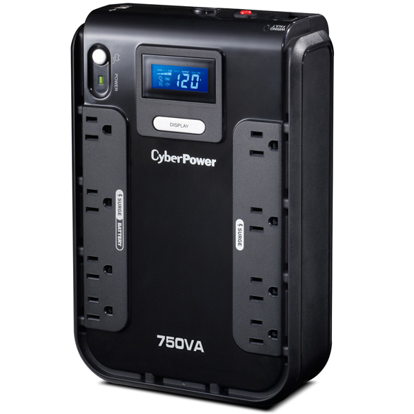 CyberPower CP750LCDTAA uninterruptible power supply (UPS) 0.75 kVA