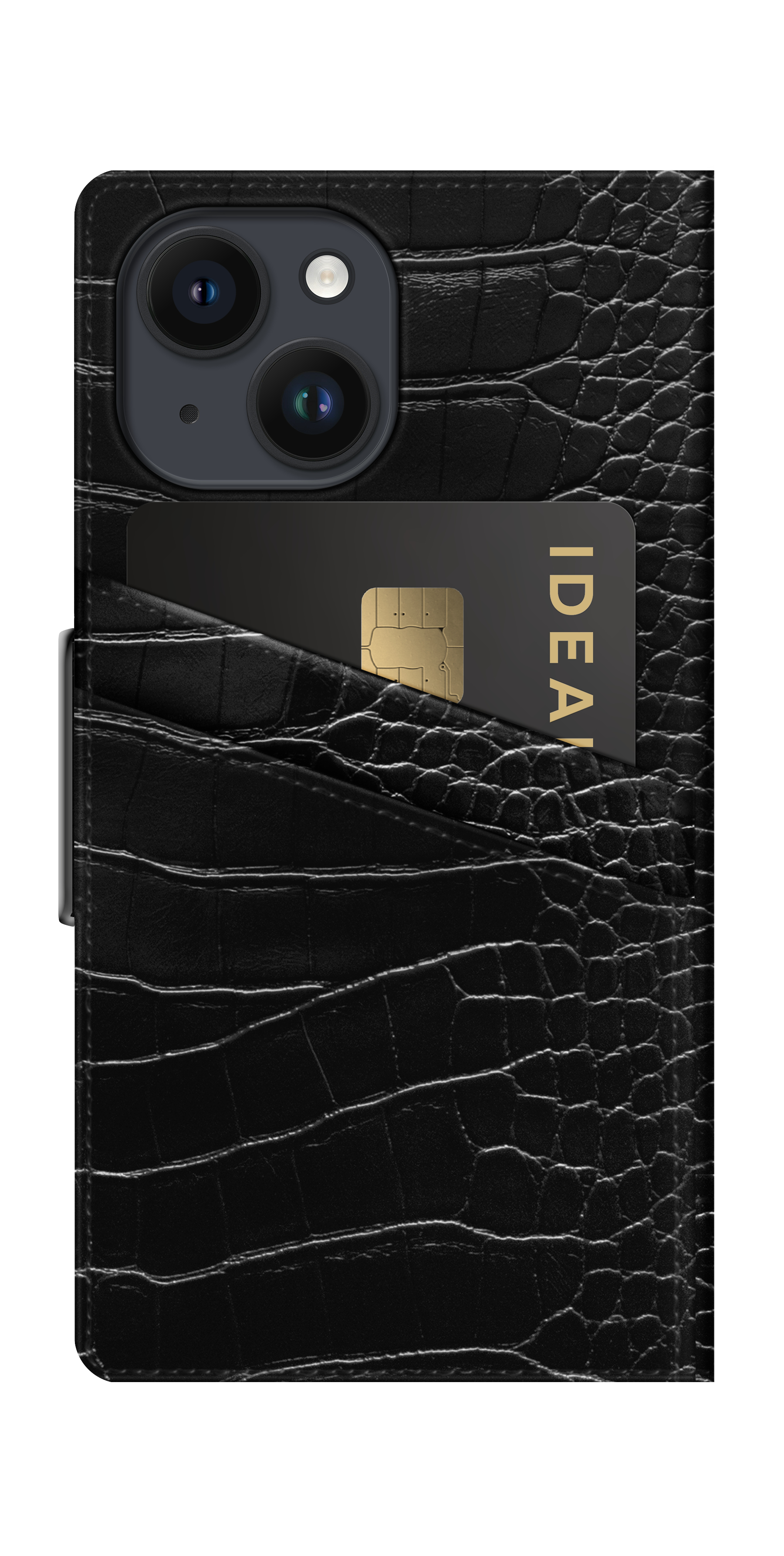 iDeal of Sweden Atelier Wallet iPhone 13/14 Neo Noir Croco – image 2