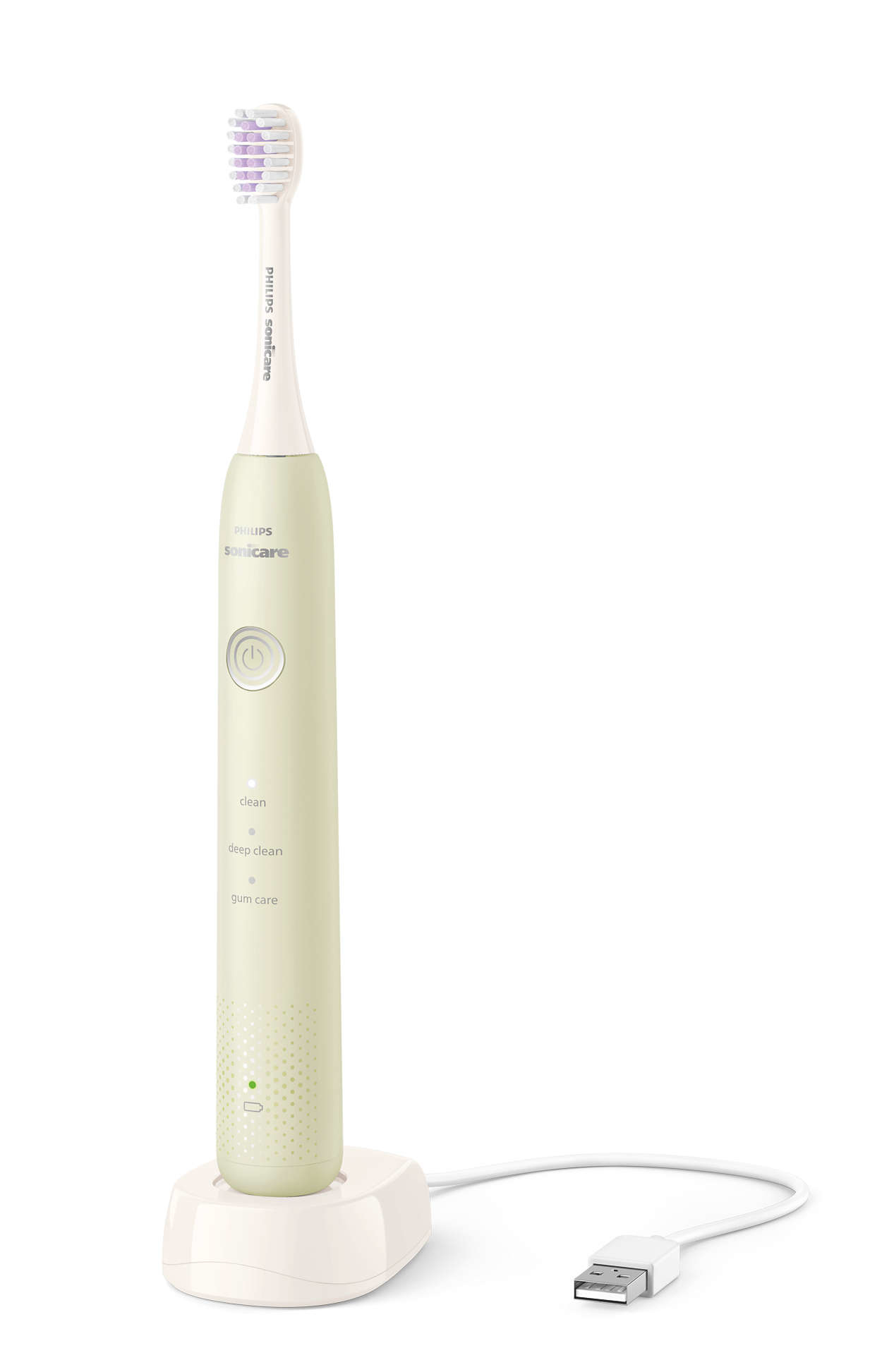 Philips HX2411/03 electric toothbrush Adult Sonic toothbrush Light Green