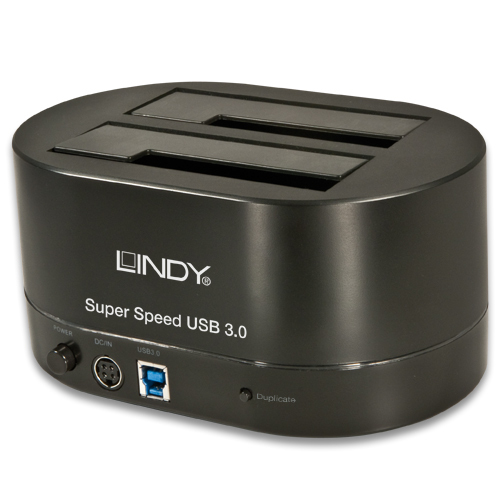 Lindy 43112 laptop dock/port replicator Black
