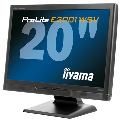 iiyama E2001WSV, black