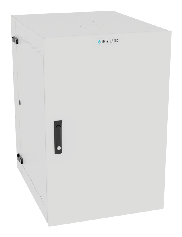 Vertiv VR Rack GL36WMCMS-W-SH-00-CM rack cabinet 19U Wall mounted rack White – image 1