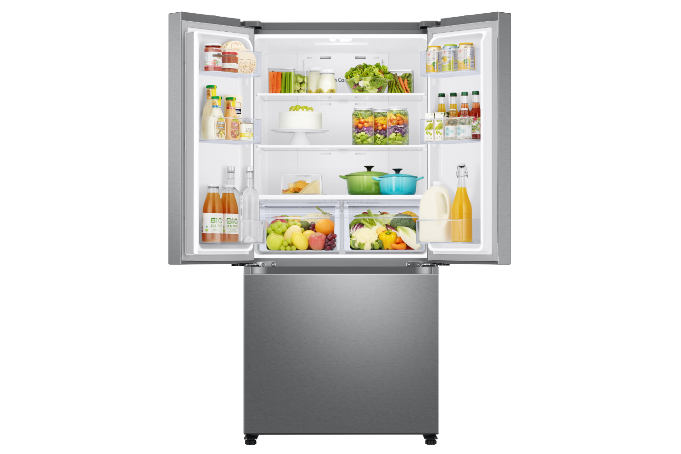Samsung RF49A5002SR/TR side-by-side refrigerator Freestanding Silver – image 4