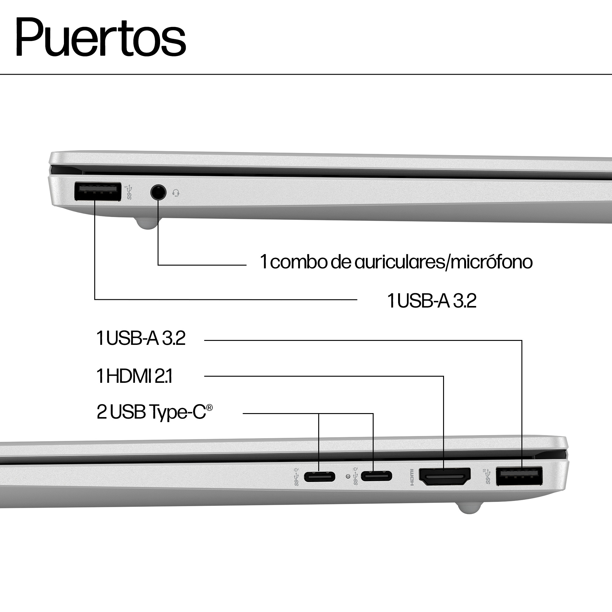 Portátil - HP Pavilion 16-af0004ns, 16" WUXGA, Intel® Core™ Ultra 7-155U, 16GB RAM, 1TB SSD, Gráficos Arc™ GPU, Windows 11 Home, Celeste - imagen 5