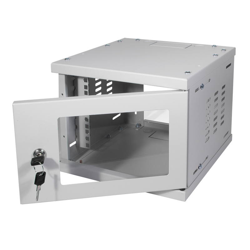 LogiLink W06Z33G rack cabinet 4U Wall mounted rack Grey – image 2
