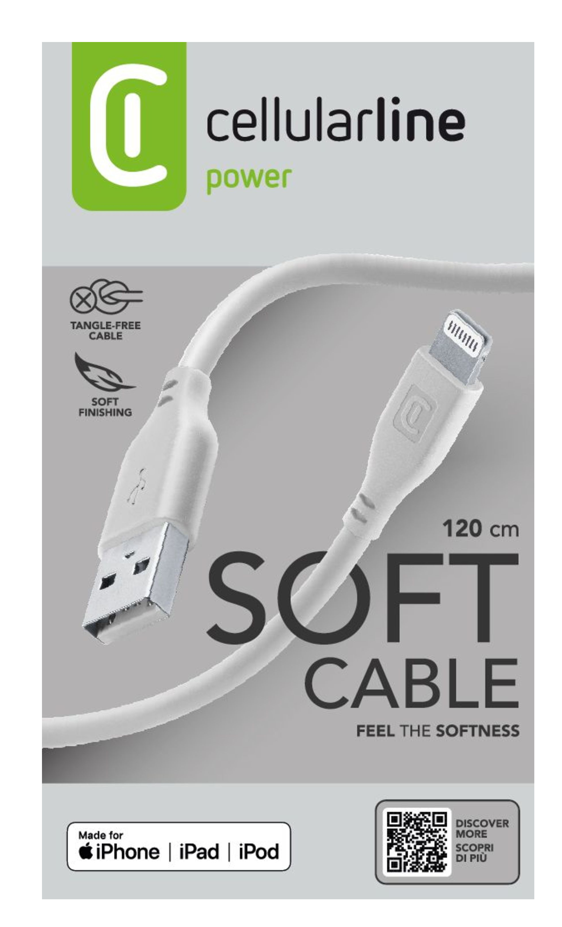 Soft cable 120 cm - Lightning