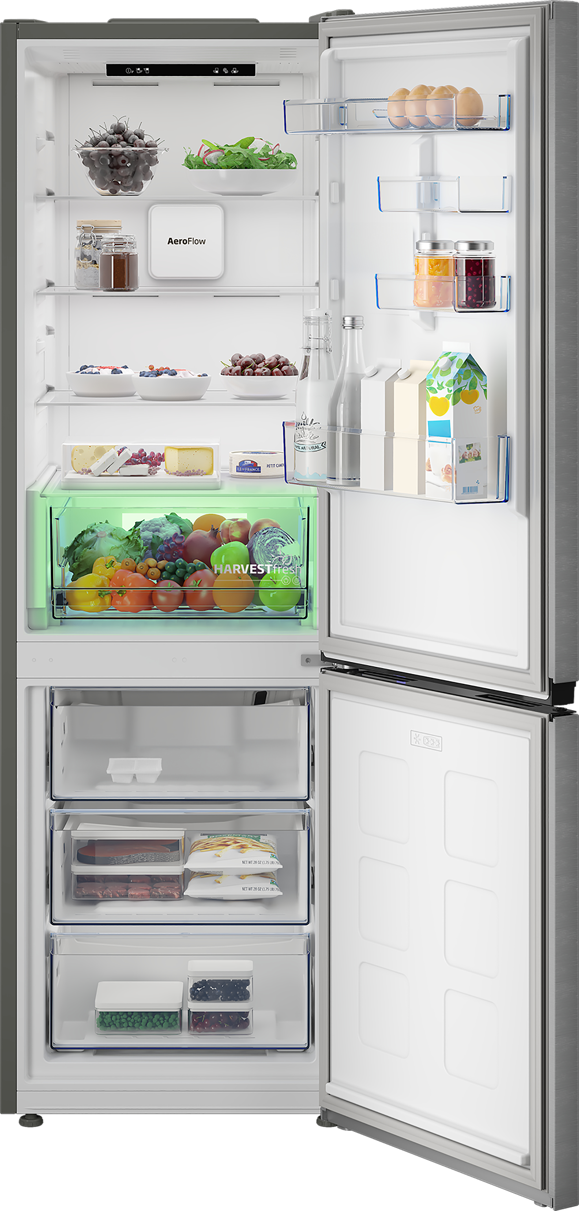 Beko CNA4686VPS Freestanding AeroFlowTM Fridge Freezer with HarvestFreshTM – image 3