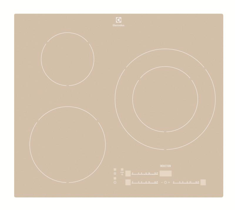 Electrolux EHM6532IOS hob Sand Built-in Zone induction hob 3 zone(s)