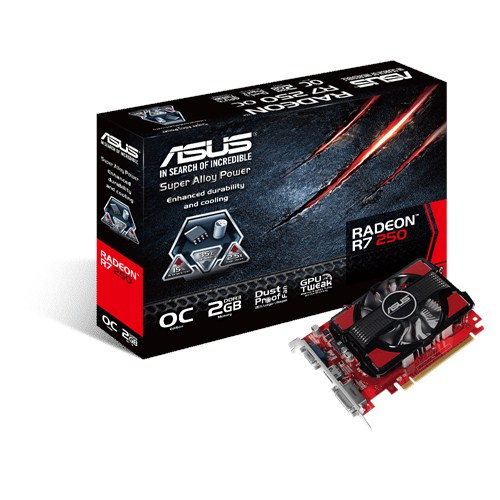 ASUS R7250-OC-2GD3 AMD Radeon R7 250