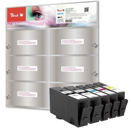 Peach 316958 ink cartridge 5 pc(s) Black, Cyan, Magenta, Yellow