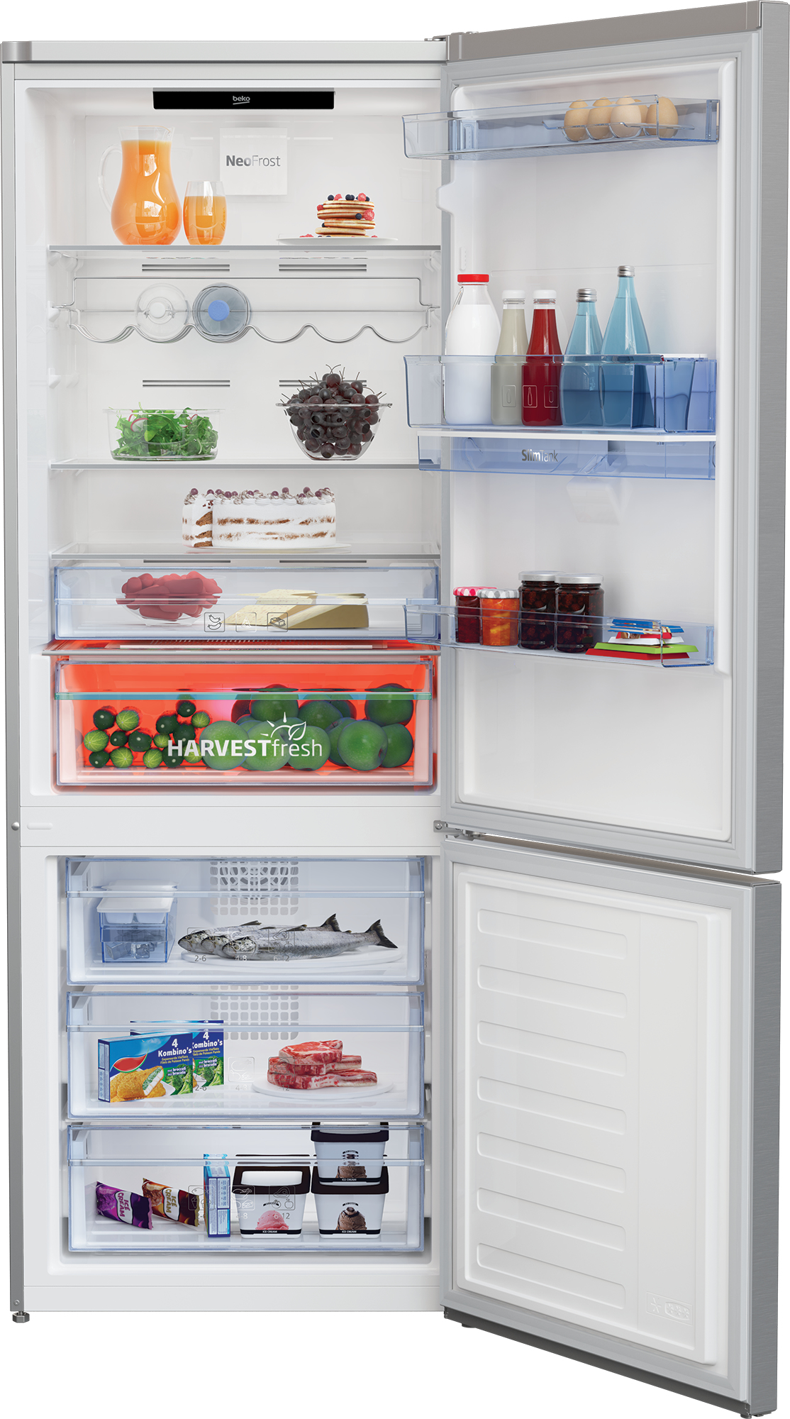 Beko RCNE560E40DZXBN fridge-freezer Freestanding – image 4