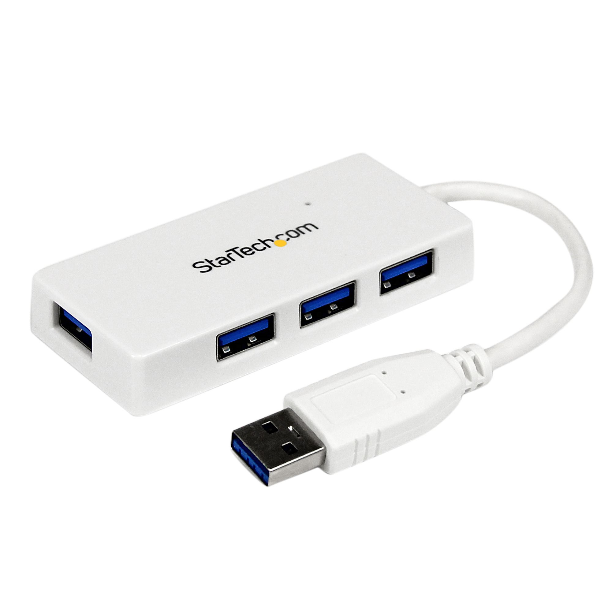 StarTech.com 4-Port Mini USB 3.2 Gen 1 Hub TAA ST4300MINU3W