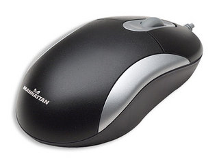 Manhattan 174916 mouse Office USB Type-A Laser 1600 DPI – image 1