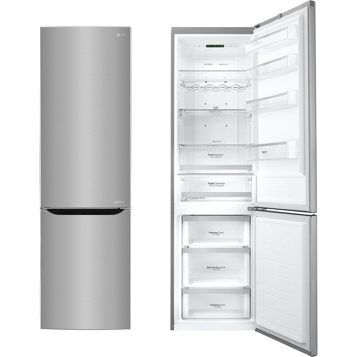 LG GBB60PZGXS fridge-freezer Freestanding – image 8
