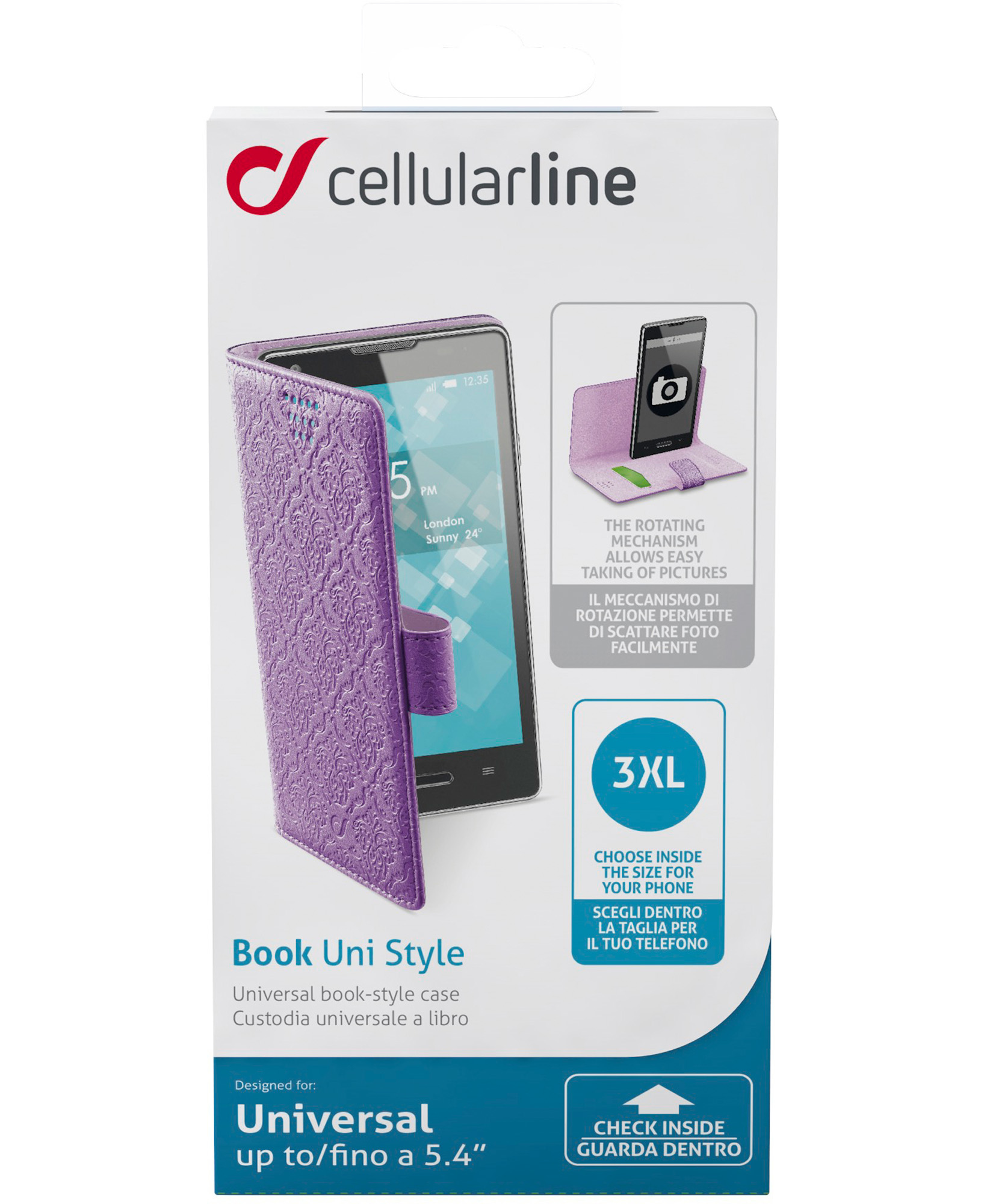 Cellularline Book Uni Style - Smartphones up to 5.4” – image 5