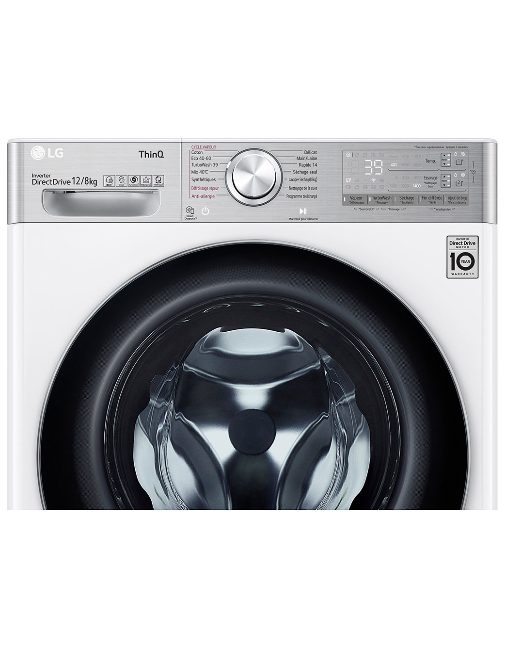LG F284V92WSTA washer dryer Freestanding Front-load White – image 4