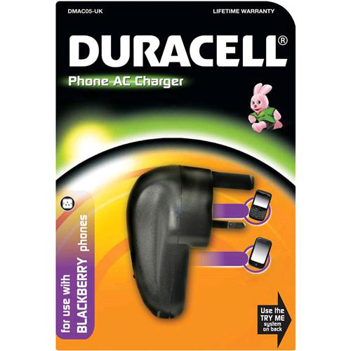 Duracell DMAC05-UK mobile device charger Mobile phone Black AC, USB Outdoor
