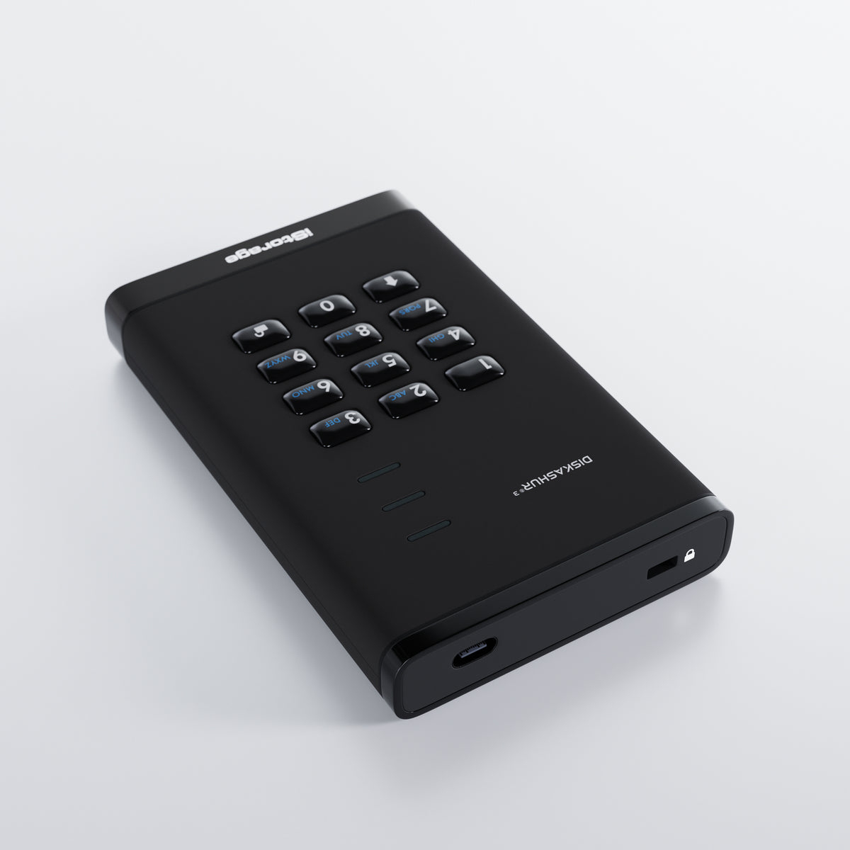 iStorage diskAshur3 Hardware Encrypted SSD by -Black image 2