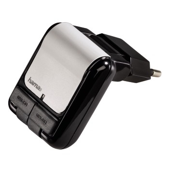 Hama 00106600 mobile device charger Mobile phone Black Indoor