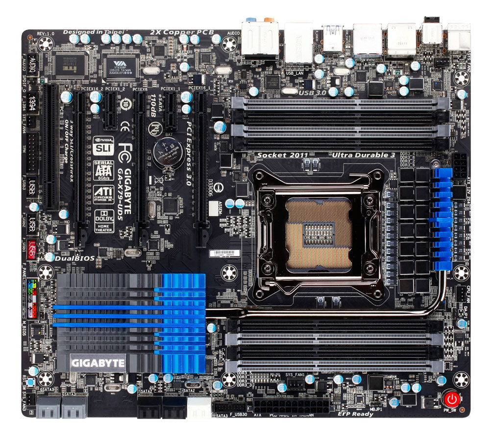 GIGABYTE GA-X79-UD5 motherboard LGA 2011 (Socket R) Extended ATX – image 2